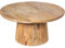DRW Runder Couchtisch aus Naturholz, 90 x 90 x 45 cm