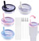 40 OZ Tumbler Flip Straw Lid Replacement Fit for Stanley Quencher Tumbler,Reusable Tumbler Cover(4 Pack)
