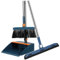 FRCOLOR Blue Cleaning Broom Set Dustpan Compact Folding Design for Home Office
