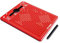 Hape Magnetische Zeichentafel, zum Mitnehmen, rot, klein 175 x 215 x 12 mm, ab 3 Jahren