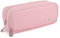 MEISO Grande trousse d'école avec 2 compartiments, trousse d'école primaire, porte-stylo papeterie, trousse de maquillage, trousse d'école, bureau, fille, étudiants, Rose., classique