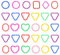 Vaguelly 30pcs Geometric Linking for Boy Girl Chain Links Montessori Sensory for Boy Girl Cognition Safe Materials for Early Learning Creative Shape Assembly Fun