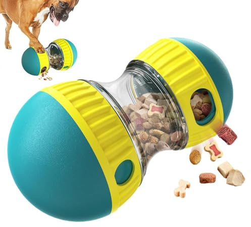 Qaestuan Snackball, Snackball Hund ABS-Material, Futterball für Hundes Interaktives, Hundespielzeug Intelligenz, Intelligenzspielzeug, Hunde, Kleine, Mittlere, Große Hunde, Welpenspielzeug