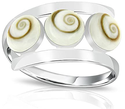PLANETYS Trilogie Ring Silber 925/1000 Auge der heiligen Lucia, Silber, Auge der Heiligen Lucia