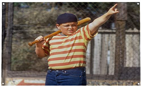 Banger - Sand Lot The Movie Hamilton Ham Baseball Home Run Call Motivierende inspirierende Wanddekoration für Büro, Fitnessstudio, Wohnheim, Wanddekoration, Design auf einer 90 x 150 cm großen Flagge
