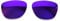 POLARLENS Lentes de repuesto para Oakley Frogskins - Compatibles con gafas de sol Oakley Frogskins (púrpura)