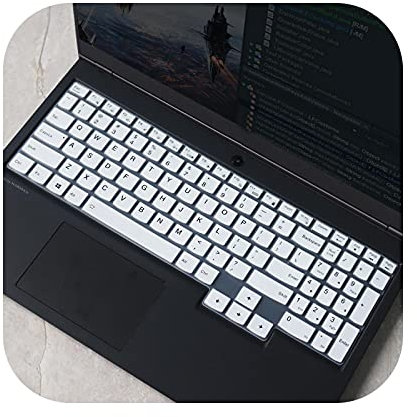 Keyboard cover Silicone Keyboard Cover for Lenovo Legion 5 5I 17.3 Inch Legion 7 Legion 7I Silicone White
