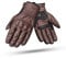 DEGEND INDUS | Winter Motorradhandschuhe Herren - Atmungsaktive Leder Motorrad Handschuhe Herr mit Futter, Braun, S