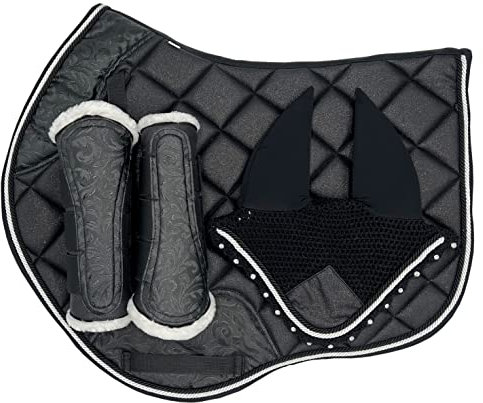 BRIAN AND COMPANY ITALY Schabracken-Set Glitter (Schwarz, COB)