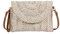 LHHMZ Pochette en Paille pour Femme Sacs à Main d'été Sacs à bandoulière en Paille tissée Pochette de Plage
