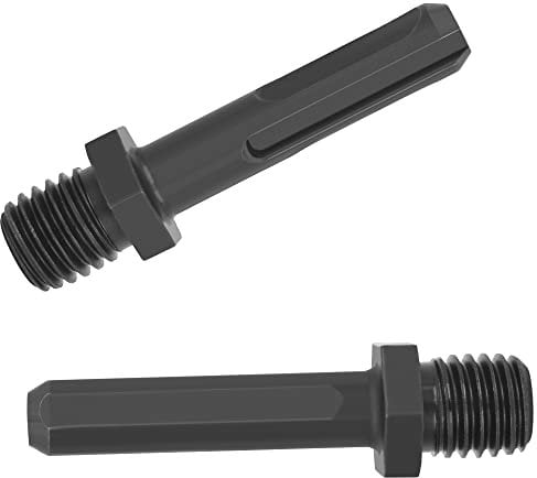 NICAVKIT 2 Stück Adapter M14 Außengewinde für Diamant-Fliesenbohrer, SDS Plus und Dreieckiger Schaft adapter voor diamantbohrer M14, Adapter für Bohrmaschine M14 Gewinde