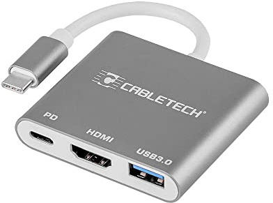 LECHPOL Zubehör Marke Modell CableTech Stecker Adapter C - USB 3.0 HDMI 2.0 Typ C Sockets