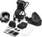 LIONELO Amber Kinderwagen 3 in 1 Kombikinderwagen Set sportlicher Sitz fester Babywanne Autositz Tasche Moskitonetz Regenschutz XXL-Dach mit Sonnenschutz (DREAMIN, 1 Stück (1er Pack))