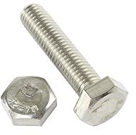 10 Stk Sechskantschraube DIN 933 M12 x 25 - Edelstahl V2A