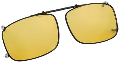 eyekepper 57x39 mm clip lunettes de soleil avec polarise verre jaunes