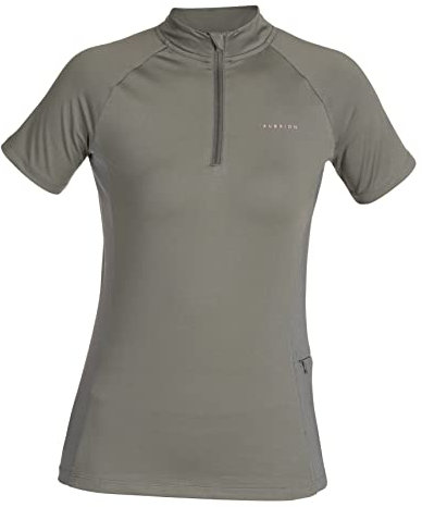 Aubrion Shires Revive Womens Short Sleeve Base Layer - Olive XXL