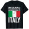 Live In Wales But My Heart Is In Italy Rugby-Fans T-Shirt