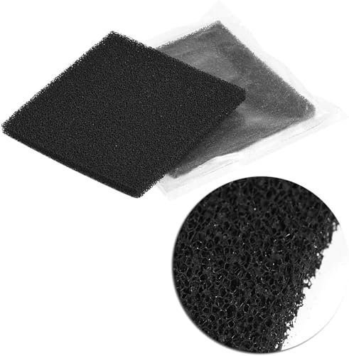 YUMILI Kompost Behälter Filter, 10 Stück Aktivkohlefilter Aktivkohleschwamm Für Rauchabsorber Bei Der Aufnahme Von Lötrauch 13 Cm X 13 Cm