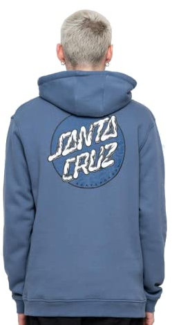 Santa Cruz Alive Dot Hood für Herren Vintage Blue S