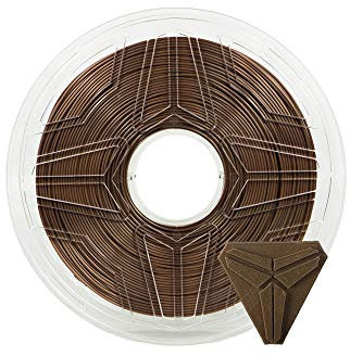 LeoPlas ABS Filament 1.75mm Transparent ABS Filament 1kg für 3D-Druckmaterial Druckerzubehör (Braun)