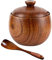 Caja de Condimentos, Salero, Tarros de especias, azucarero de madera, tarros de especias, especias, recipiente con tapa, cuchara, recipiente de madera, herramienta de cocina, sal, café, azúcar, té