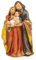 Logbuch-Verlag Heilige Familie Weihnachtsfigur Krippe 10 cm Weihnachtskrippe Weihnachtsdekoration christlich Geschenkidee