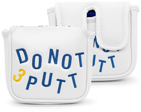 Golfschläger-Putterabdeckung, Golfschlägerabdeckung mit starkem Magnetverschluss, PU-Leder, wasserdichte Golf-Putterabdeckung, Golfzubehör