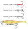 UTTASU Triple Fishing Hooks, Fishing Treble Hooks with Twistlock Screw Rigs, Enhanced Performance for Soft Lure Pack of 3