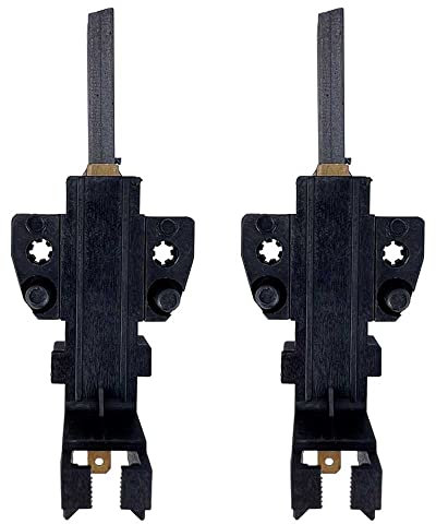 Lot de 2 balais de charbon moteur avec support pour machine à laver Etna Gorenje Privileg 182366 5 x 13,5 x 32 mm 4,8 mm AMP