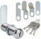 Luabue Cerradura para Buzón 40mm Cerradura de Palanca para Buzones con 4 Llaves con 5 Pestañas de Cierre Diferentes Cerradura Buzon para Puertas de Armario, Buzones y Muebles (40mm)