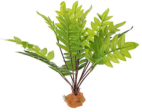 Toddmomy Plante Attrayante pour Cachette De Reptiles Aménagement Paysager Daquarium Ornement De Réservoir De Reptiles Facile À Entretenir