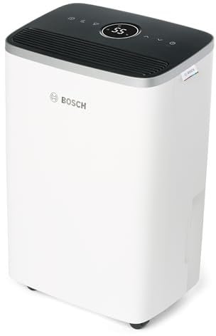 Bosch Dry 4000 Dehumidifier - Easy. Efficient. Quiet. Perfect for Your Home & Bedroom - Quick Drying for Your Laundry