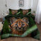 Srigzcaly Dschungelluchstier 135 x 200 cm Bettwäsche Set mit Reißverschluss Mehrfarbig für Jungen Mädchen Mikrofaser Betten Set, Bettbezug mit 2 Kissenbezug
