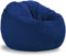 Sitzsackbezug (ohne Füllstoff) for Kinder und Erwachsene, Abnehmbarer, maschinenwaschbarer Grauer Bezug, extra großer Sitzsack, Stofftieraufbewahrung, weicher Premium-Cord(Q,90cm)