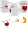 CREATIVASS Tazas Personalizadas Con Nombre para San Valentín y para Parejas, Diseños de Amor, Novio, Novia, dia Enamorados regalo Original (BOMBON)