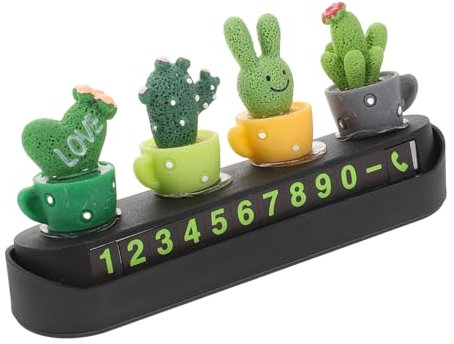 HAPINARY Temporary Car Parking Mobile Phone Number Display Car Plate Bracket for Easy Relocation