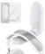 Itramax Wall Mount Headphone Hanger,Magnetic Headset Holder for Desk,1 Pack Adhesive Monitor Headphone Holder,Foldable Sticky PC Gaming Headset Earphone Stand Hook for AirPods Max,Bose,Xbox-White