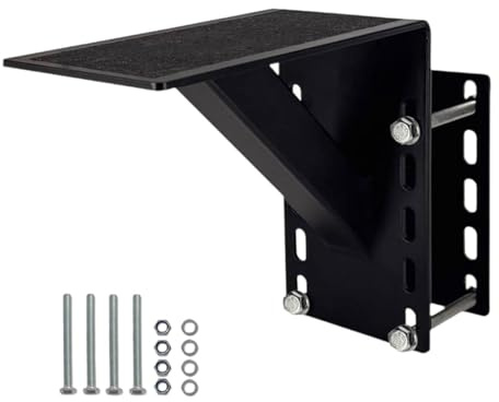 TAIZhiChen Marchepied Robuste avec Surface Antidérapante pour Bateau et Camping-Car, Noir