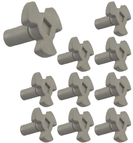 Lot de 10 plaques en verre pour micro-ondes en forme de Y pour améliorer la stabilité et la rotation fluide