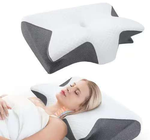 MEIION Curosleep Kissen Original – Ergonomisches Nackenstützkissen für schmerzfreien, erholsamen Schlaf – curosleep Kissen lindert Nackenschmerzen, Komfortables Kopf