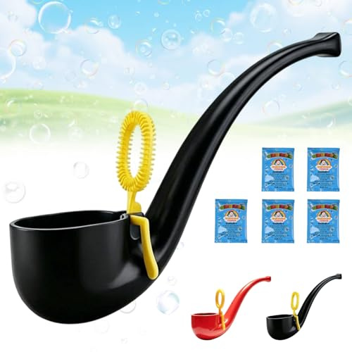 Seifenblasenpfeife, Seifenblasen-Pistole, Seifenblasenpistole für Kinder, Blasen Spielzeug, Bubble Gun Machine, 3D-gedrucktes kreatives Seifenblasen, Geschenkidee für Hochzeiten, Geburtstage