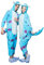 emmarcon Pigiama pigiamone Animale, Unisex in Monopezzo, Pigiama Invernale in Flanella, Morbido e Caldo, Ideale Costume Carnevale,sul-L