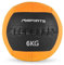MSPORTS Wall-Ball Premium Gewichtsball 2-10 kg Medizinball (6 kg - Orange)