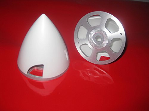 Modellbau Berthold Spinner 38-76 mm 2 Blatt Weiss in 1a Qualität Gröse Wählbar (51 mm Weis, Weis)