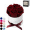 Flowerbox - 4 Infinity Rosen in Rosenbox (3 Jahre haltbare konservierte Ewige Blume). Inklusive Geschenkbox & Rosenduft - Frisch handgemacht von Deutschen Meisterfloristen