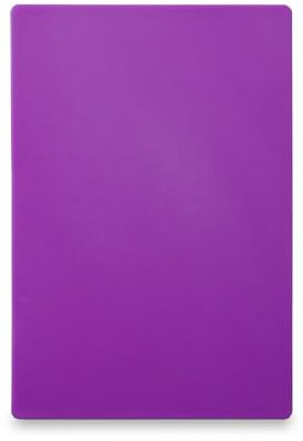 HENDI Schneidbretter, HACCP, Beidseitig nutzbar, für antiallergisch, 600x400x(H)18mm, HDPE 500 Kunststoff, violett