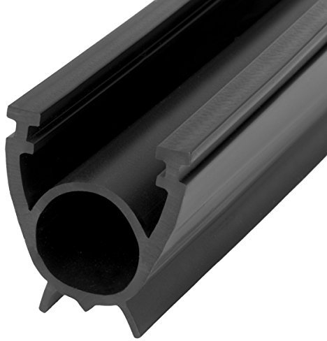 STEIGNER Garagentor Dichtung Bodenabdichtung aus PVC, 2,5 m, 33 mm x 41 mm, SBD01