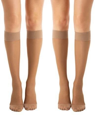 Relaxsan Basic 850 Stützstrümpfe Damen 18-22 mmHg, Kompressionskniestrümpfe 140 Den