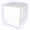 HOKU Holzhäuser Kunststofftechnik Präsentationsbox Acryl-glas box 30-cm x 30-cm x 30-cm mit Boden/Deckel Würfel, Acryl/Acrylglas, 5 transparente Seiten, farblos