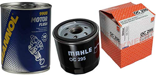 Original MAHLE/KNECHT Ölfilter OC 295 + SCT Motor Flush Motorspülung